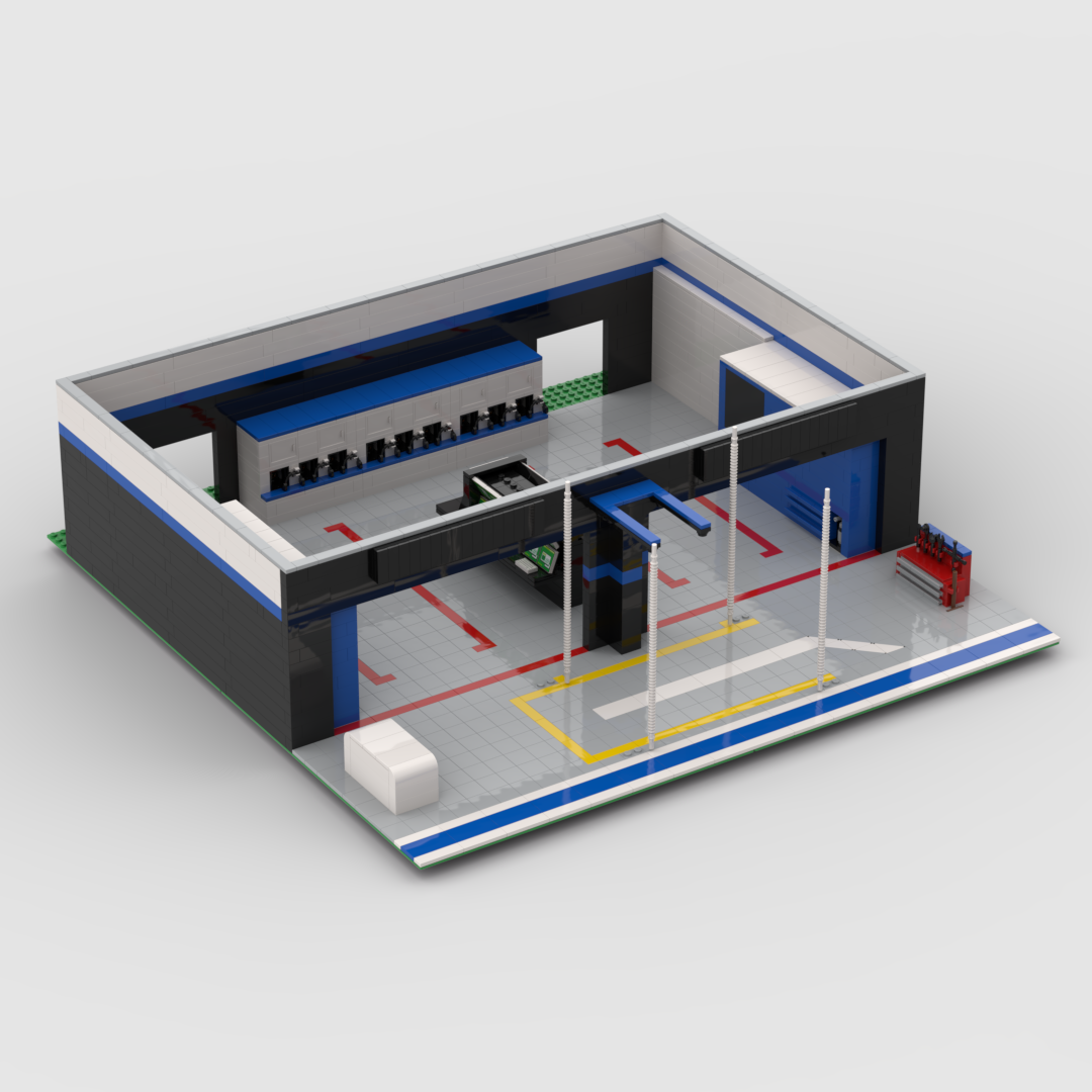 Full Pit Lane - ALL 11 Garages Instructions ONLY