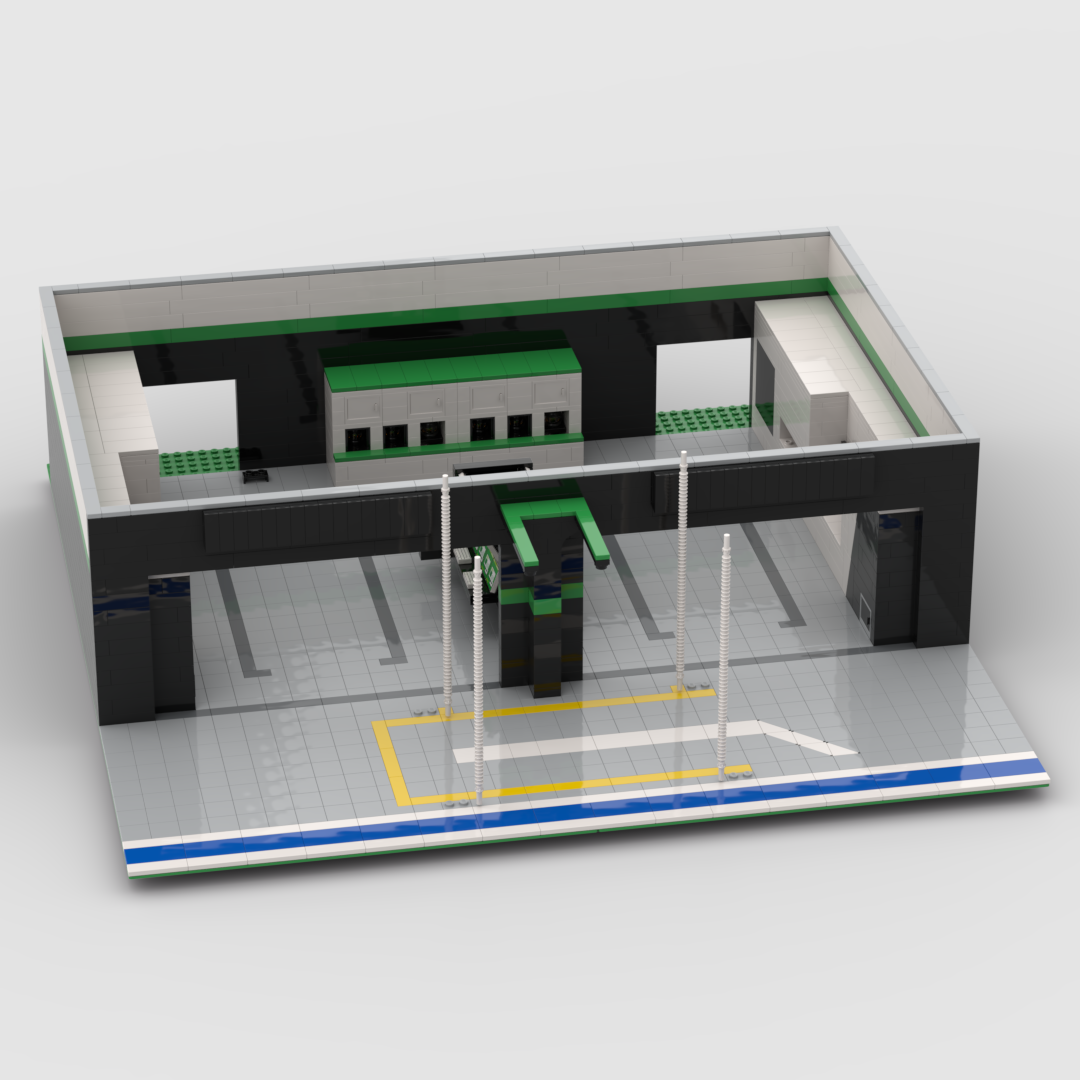 Full Pit Lane - ALL 11 Garages Instructions ONLY